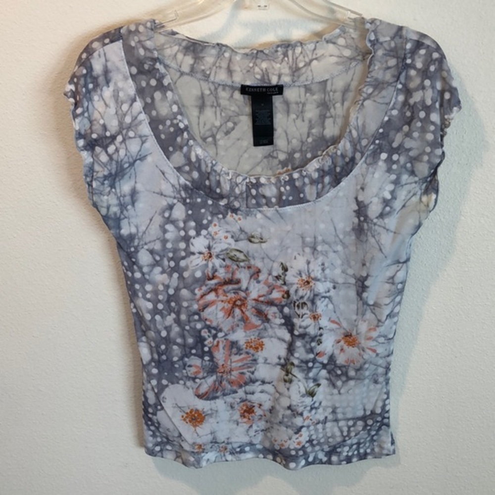 Vintage Kenneth Cole knit mesh top size Medium